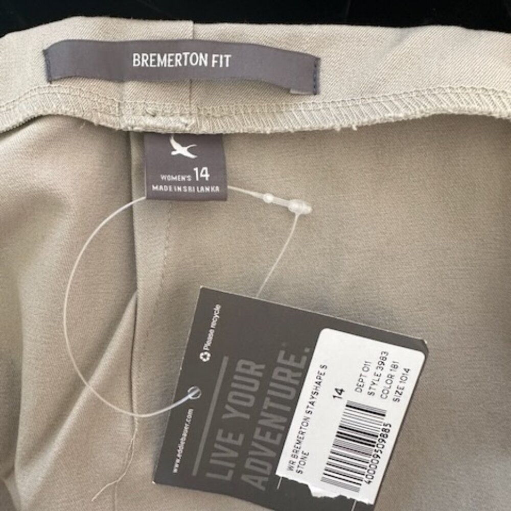 Eddie Bauer Bremerton Slacks - New with Tags